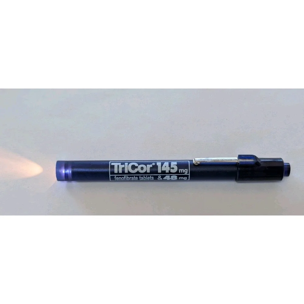 TriCor Pharmaceutical Drug Rep Promo Pen Look A Like Flashlight